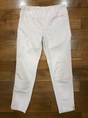 Lior Paris Pale Pink Skinny Leg  Cropped Leggings Size USA 4
